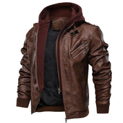 Veste motard à capuche premium pour homme | Décontractée 4