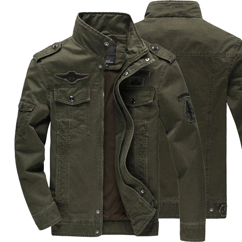 Veste motard à manches longues pour homme | Fermeture éclair 0