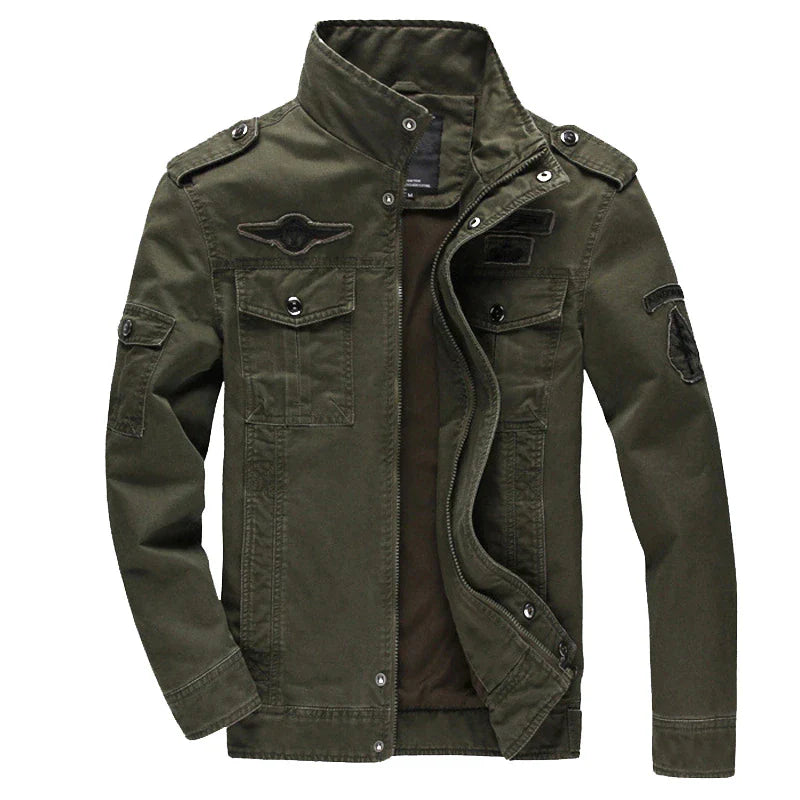 Veste motard à manches longues pour homme | Fermeture éclair 1