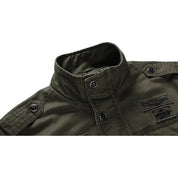 Veste motard à manches longues pour homme | Fermeture éclair 3