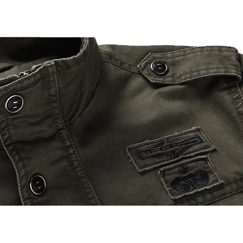 Veste motard à manches longues pour homme | Fermeture éclair 4
