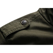 Veste motard à manches longues pour homme | Fermeture éclair 8