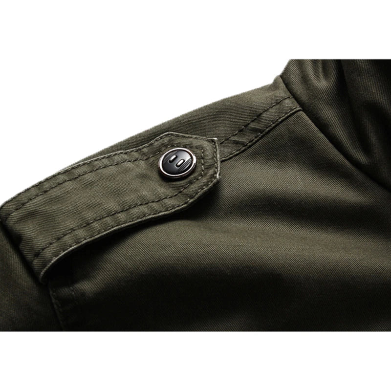 Veste motard à manches longues pour homme | Fermeture éclair 8