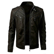 Veste motard élégante et haut de gamme pour homme | Plusieurs poches 1