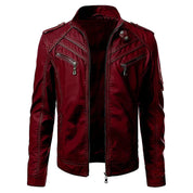 Veste motard élégante et haut de gamme pour homme | Plusieurs poches 2