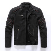 Veste motard haut de gamme pour homme | Fermeture éclair 0