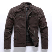 Veste motard haut de gamme pour homme | Fermeture éclair 2