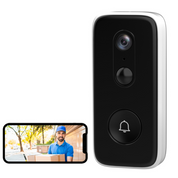 Vision de la porte - cloche de porte intelligente sans fil avec clarté 3MP 1