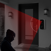 Vision de la porte - cloche de porte intelligente sans fil avec clarté 3MP 2