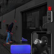 Vision de la porte - cloche de porte intelligente sans fil avec clarté 3MP 3