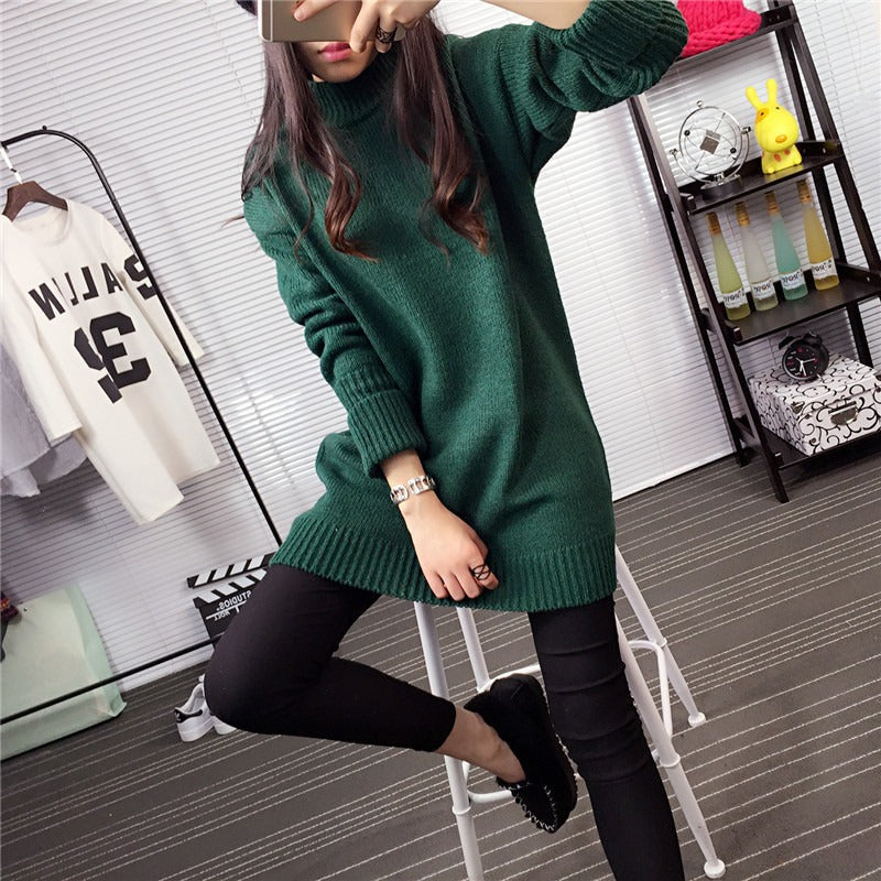 VICTORIA | Pitkä istuva pooloneulepusero neulosta