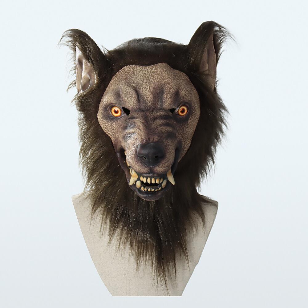 Masque de loup effrayant - Masque costume pour la fête de la mascarade d'Halloween