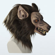 Masque de loup effrayant - Masque costume pour la fête de la mascarade d'Halloween