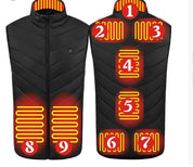 Gilet chauffé unisexe