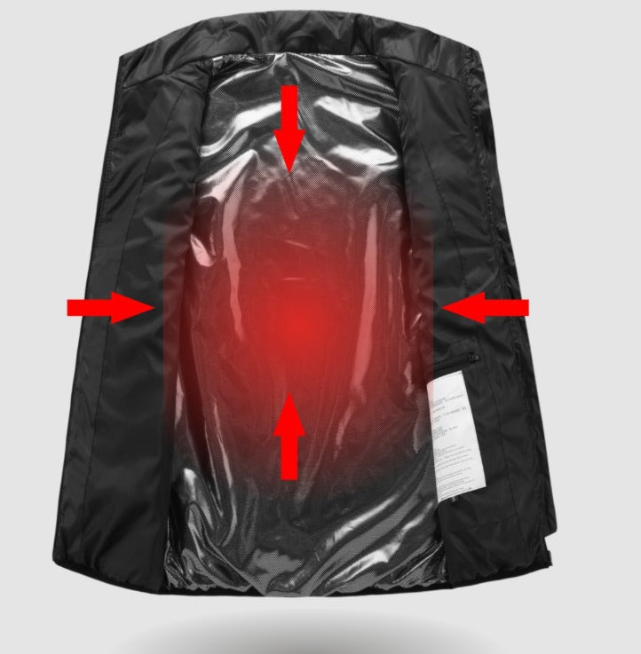 Gilet chauffé unisexe