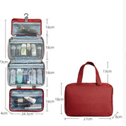 Sam | Organisateur de toilette de voyage compact et spacieux à plusieurs compartiments
