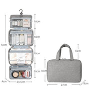 Sam | Organisateur de toilette de voyage compact et spacieux à plusieurs compartiments