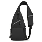 Sac bandoulière anti-vol chic avec port de chargement intégré pratique