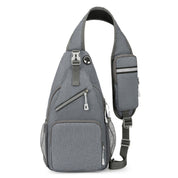Sac bandoulière anti-vol chic avec port de chargement intégré pratique