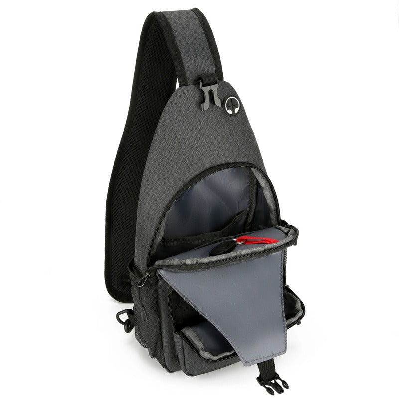 Sac bandoulière anti-vol chic avec port de chargement intégré pratique