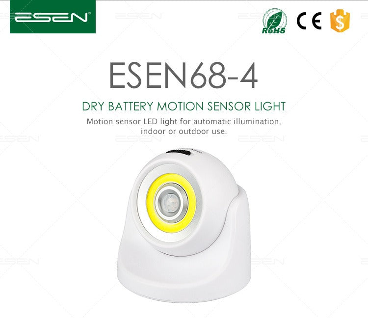 Capteur de mouvement ultra-brillant LED extérieur imperméable 450 lumen Lampe LED pour la sécurité et la visibilité
