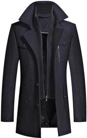 Everton | Elegant Wool Winter Coat for Men