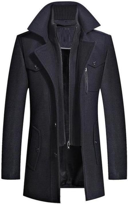 Everton | Elegant Wool Winter Coat for Men