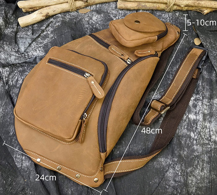 Dayana | Frontier nahkainen olkalaukku