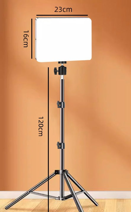 Säädettävä LED-valoteline valokuvaukseen ja videoon - 1,1 m korkea, tukeva alumiinijalusta lampulla
