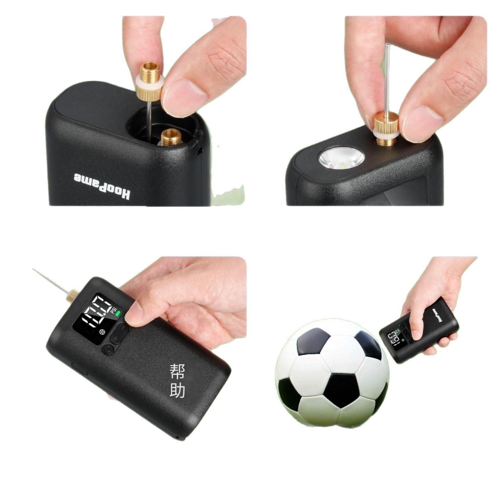 Automaattinen sähköinen kuulapumppu, kapasiteetti 20 psi, LED