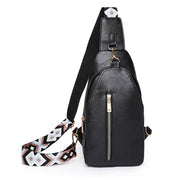 Megan | Trendikäs tikattu olkalaukku, jossa on varkaudenestotoiminto maksimaaliseen turvallisuuteen ja vaivattomaan tyyliin