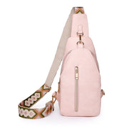 Megan | Trendikäs tikattu olkalaukku, jossa on varkaudenestotoiminto maksimaaliseen turvallisuuteen ja vaivattomaan tyyliin