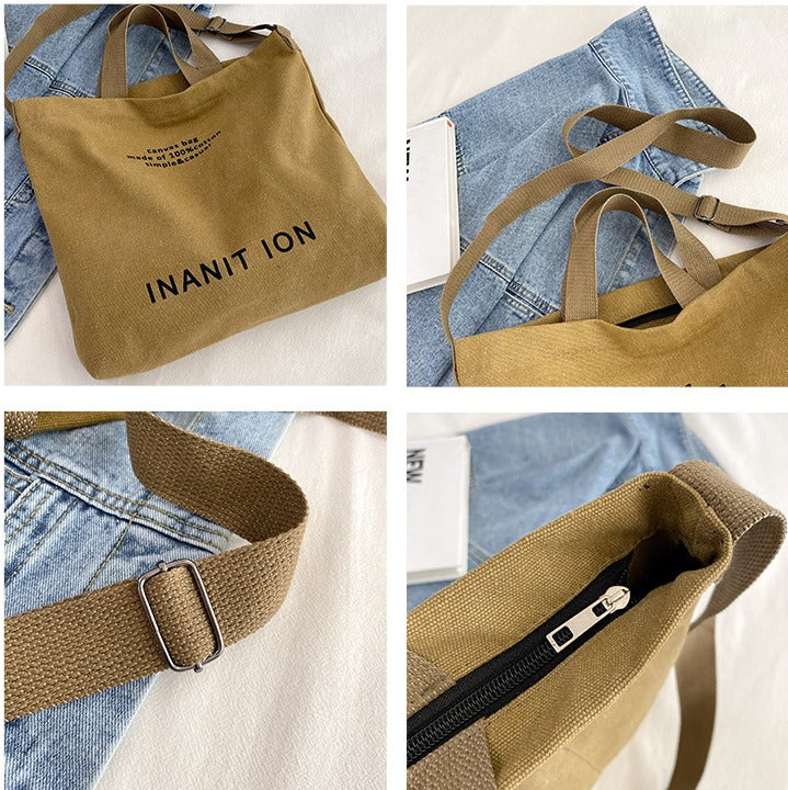 Tyylikäs ja retro kangas olkalaukku, Estheriltä