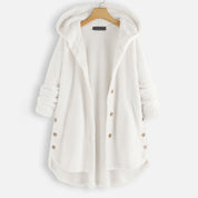 ALEXIS | Unisex-talvitakki käännettävästä fleece-kankaasta hupulla