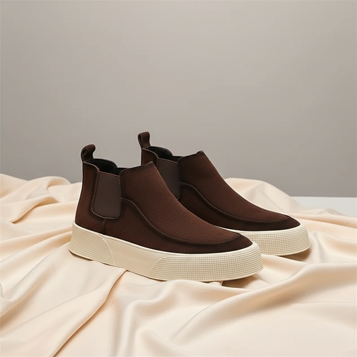 Women's Black Chelsea Boots with Structured Sole for Everyday Style 1
