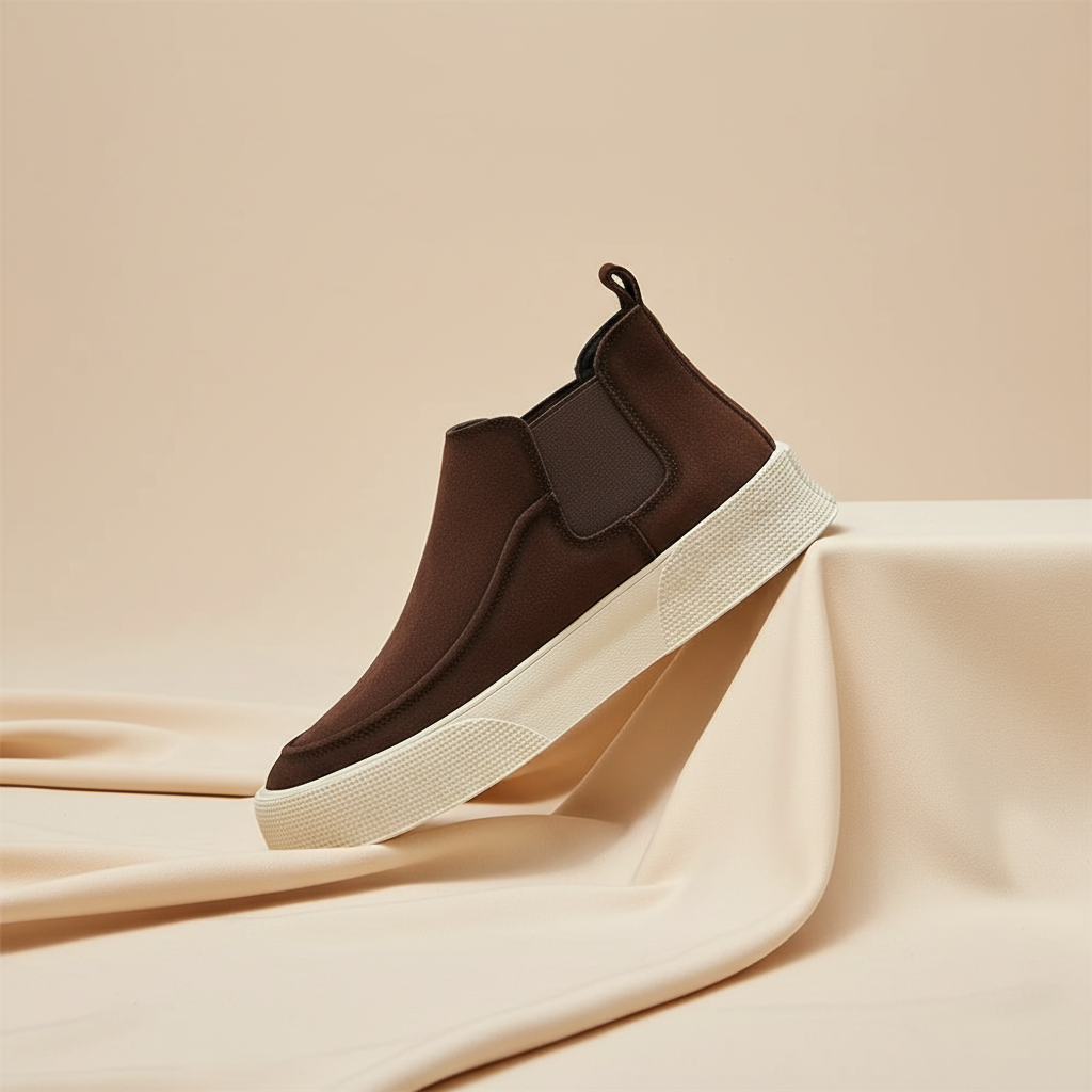 Women's Black Chelsea Boots with Structured Sole for Everyday Style 2