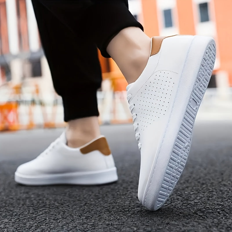 Women's White Slip-On Sneakers - Stylish Low-Top Casual Footwear for Everyday Comfort 2