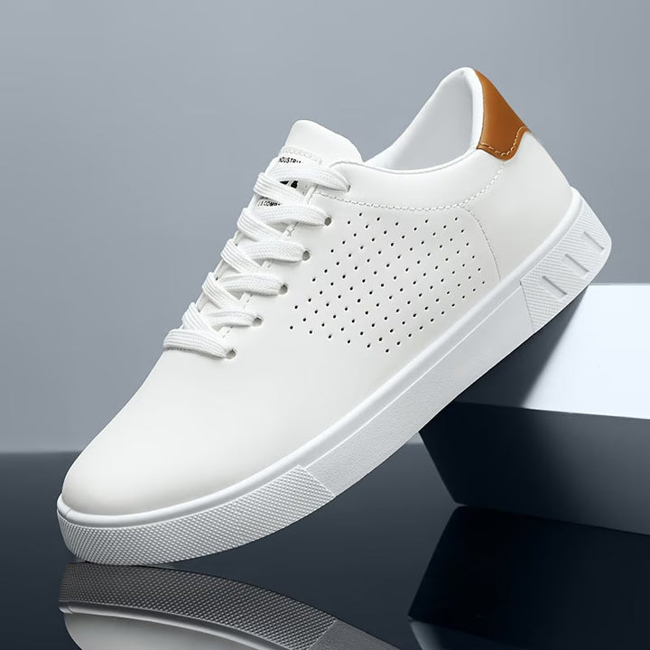Women's White Slip-On Sneakers - Stylish Low-Top Casual Footwear for Everyday Comfort 3