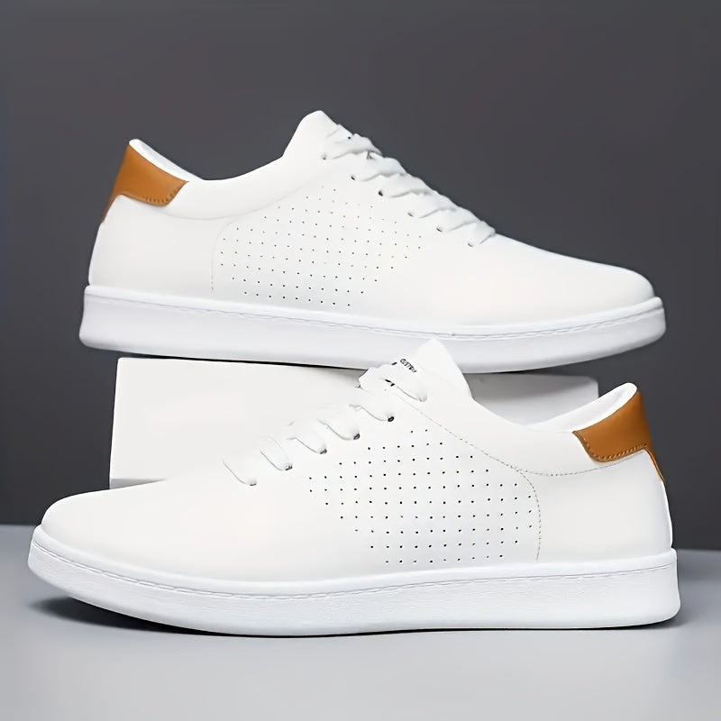 Women's White Slip-On Sneakers - Stylish Low-Top Casual Footwear for Everyday Comfort 4