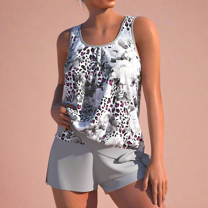 Womens Floral Loungewear Set - Two Piece Sets for Summer Comfort and Style 1