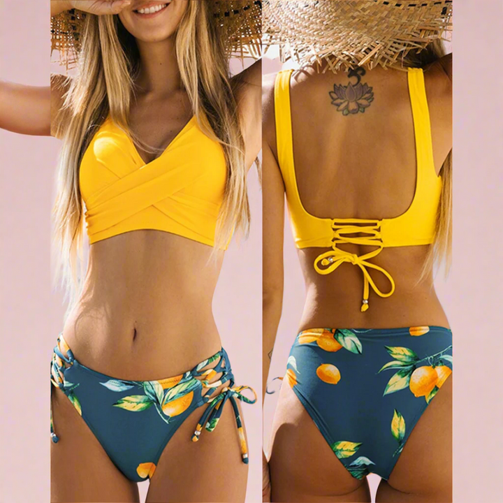 Wrap Top Bikini Set for Women - Stylish Swimwear for Beach & Pool Parties 6