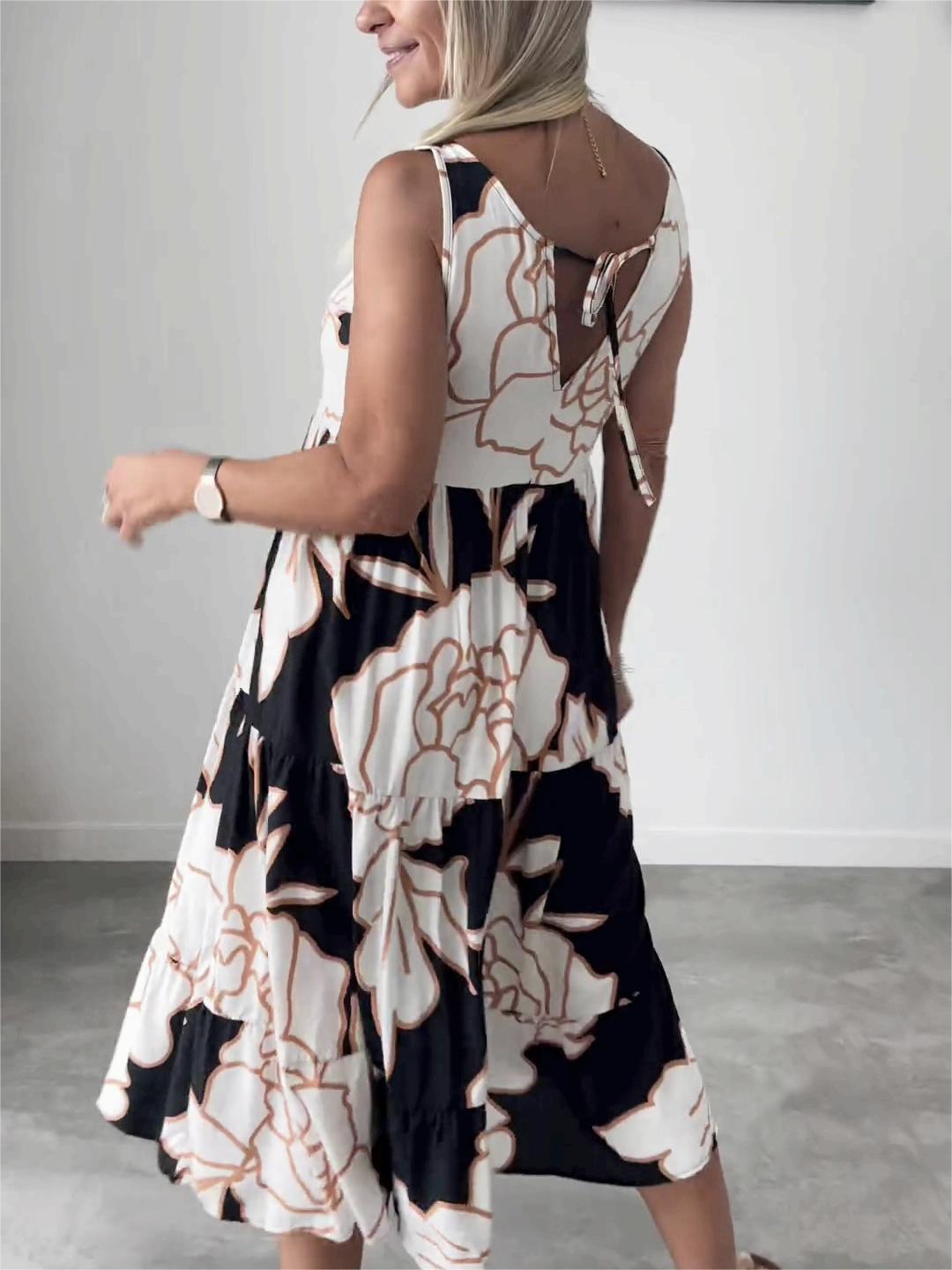 MARY | Elegant blomsterkjole for kvinner