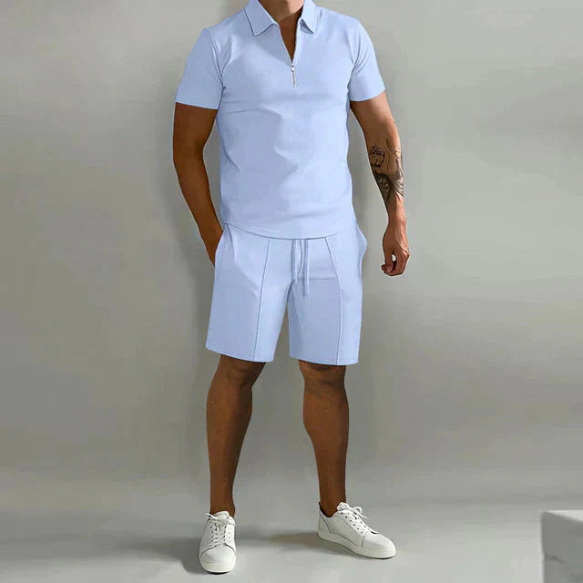 NATHAN | Luksuriøst polosett og shorts for menn