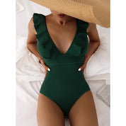 Léa | Maillot de Bain Ridé pour Piscine et Plage