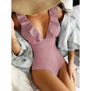 Léa | Maillot de Bain Ridé pour Piscine et Plage