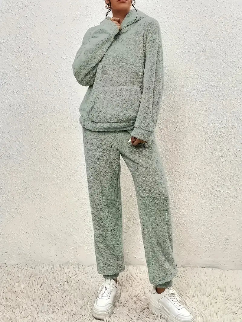HAILEY | Naisten kaksiosainen fleece-teddyasu