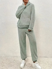 HAILEY | Naisten kaksiosainen fleece-teddyasu