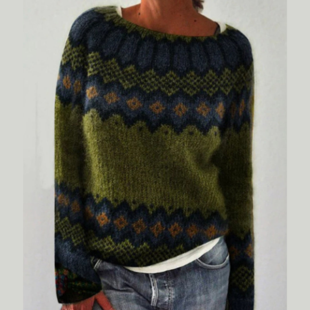 Maureen | Nordic Charm Knitted Sweater