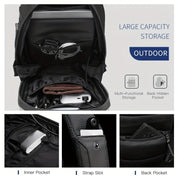 Small waist bag with shoulder strap featuring anti-theft protection and charging function Jayden
