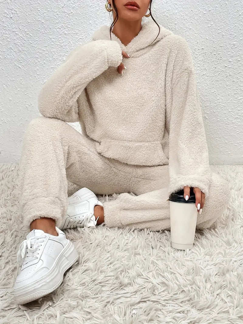 HAILEY | Naisten kaksiosainen fleece-teddyasu